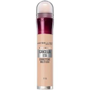Maybelline New York Correttore Multi-Uso, Idratante e con Coprenza Modulabile, Imperfezioni e Occhiaie Coperte, Con Bacche di Goji e Haloxyl, Cancella Età, Tonalità: 115 Warm Light, 6,8 ml
