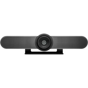 Logitech MeetUp Sistema di Videoconferenza, Ultra HD 4K/1080p/720p, 3 Microfoni/Altoparlanti Regolabili, Ampio Angolo di Visione di 120°, Compatibile con PC/Mac/Portatile/Macbook/Tablet - Nero, 4K