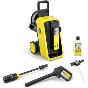 Kärcher idropulitrice K 6 Comfort Premium, pressione: 160 bar, portata: 510 l/h, superficie: 50 m²/h, peso: 18,2 kg, tubo ad alta pressione flessibile, avvolgitubo, ugello 4 in 1 Multi Jet