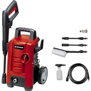 Einhell TC-HP Idropulitrice (tensione 220-240V, potenza 1500W, pressione 130 bar, portata 390L/h, incl. tubo flessibile ad alta pressione, pistola, lancia, ugelli, spazzola, serbatoio per detergente)
