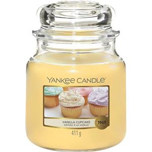 Yankee Candle Candela profumata in giara media | Cupcake alla vaniglia | Durata Fino a 75 Ore