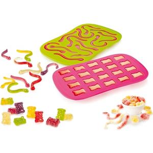 Tescoma 629580 Stampo per Caramelle Gommose, Rosa/Verde
