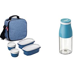 TATAY Urban Food Casual, Borsa Termica Porta Pranzo, 3L Capacità + Urban Drink Borraccia da 400 ml