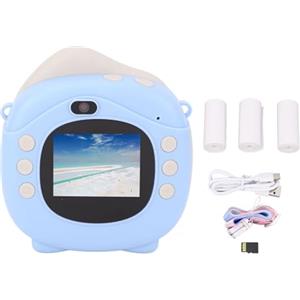 XZXCVN Macchina Fotografica Istantanea Termica, Fotocamera Compatta 12MP con Stampa Termica, Schermo IPS 2 Pollici, Batteria a Lunga Durata - Stampa Veloce Senza Inchiostro, Ideale per (64 GO)
