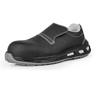 U-POWER DON'T WORRY... BE HAPPY! U-Power Red Lion® Noir, Scarpe Antinfortunistiche, Leggere e Confortevoli, Ultra Traspiranti, Anti Perforazione, Suola Infinergy, Con Puntale In Alluminio (45)