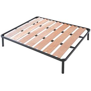 EVERGREENWEB MATERASSI & BEDS EVERGREENWEB Rete Letto Doghe Larghe in Legno Ortopedica con 4 Piedi Smontabili, Struttura portante in Ferro Rinforzata, Base da Incasso per Tutti Tipi di Letti e Materassi |Lime (Lime, 140 x 200)