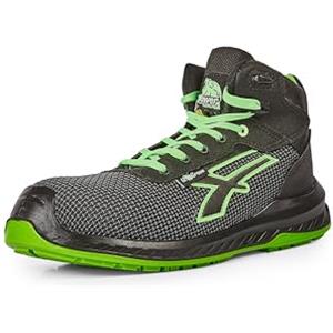 U-POWER DON'T WORRY... BE HAPPY! U-Power Red Lion Strong, Scarpe Antinfortunistiche Unisex, Scarpe da Ginnastica in Pelle Leggere, Flessibili, Antiperforazione, con Suola Infinergy, con Puntale in Alluminio (41)
