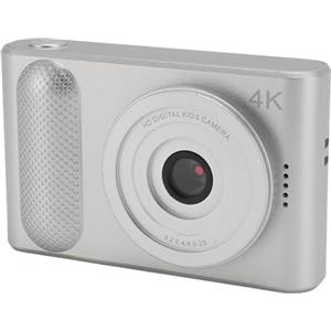 Generic Fotocamera Digitale Portatile 4K 48MP HD Zoom 16X Fotocamera con Messa a Fuoco Automatica per Fotografie di Viaggio, Micro SLR Leggera per Avventure All'aria Aperta (SILVER)