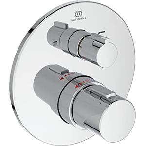 Ideal Standard - Ceratherm T100 Miscelatore termostatico ad incasso individuale con deviatore per vasca/doccia, Cromato