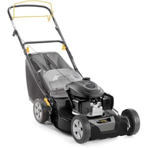 Alpina AL4 46 SH Tagliaerba Semovente, 145 cc, 46 cm - Sacco 60 l, Regolazione Centralizzata 6 Pos. - Prati fino a 1.200 m²