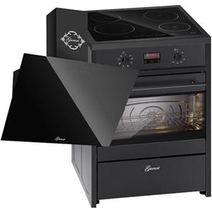 GURARI GCH E 911 R cucina a gas a libera installazione+piastra grill, cucina a gas elettrica a libera installazione 90 cm/angolo cottura/ 4 kw WOK/acciaio inox/incluso adattatore WOK+piastra grill