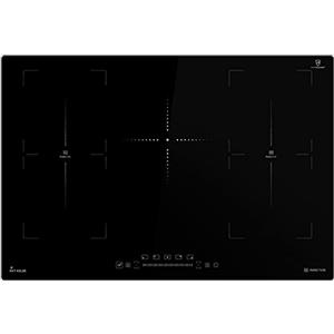 KKT KOLBE Piano Cottura Induzione 77 cm | 11,2 kW | 5 zone di cottura | 9 livelli di potenza | due zone flessibili | Touch Controll | Timer | IH87705FZ