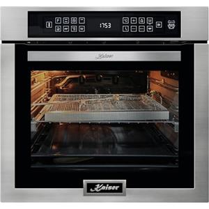 KAISER Forno elettrico da incasso EH 6306 N R, in acciaio inox, 86 L 15 Fkt., display a LED