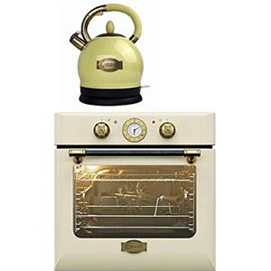 Kaiser Olan Kaiser set di cottura Autarkic forno da incasso "EH 6432 ElfBE Eco+WK 2000 ElfEm", Retro, Elettrico, Girarrosto, 10 funzioni, Pizza function