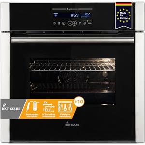 KKT KOLBE Forno da incasso 60 cm | elettrico | 70L | 3,2kW | Catalisi | Rosticceria | Funzione pizza | Griglia | Aria calda | Cassetti telescopici | EB8016ED