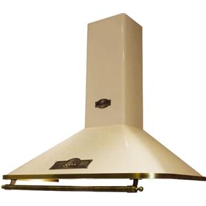 Kaiser Exclusive Designer cappa aspirante da parete 90 cm/avorio/retrò- Empire/maniglia - bronzo/cappa aspirante con aspirazione con motore potente 910 M³/h/incl. Filtro Carbone Attivo [Classe D]