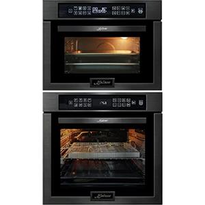 Kaiser Set EH 6306RS+ EM 6307RS, set forno e microonde da incasso 79 l, 15 funzioni + 22 funzioni