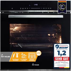 KKT KOLBE Forno da incasso 60 cm 72 L, 2,9 kW, autopulizia catalitica, funzione pizza, grill, aria ventilata, timer automatico, EB8017ED