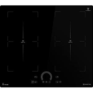 KKT KOLBE Piano Cottura Induzione 60 cm | 8,2 kW | 4 zone di cottura | 9 livelli di potenza | due zone flessibili | Controllo Touch | Timer | IH85904FZ