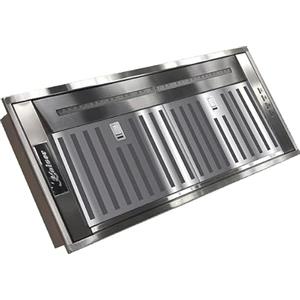 Kaiser Pannello per ventola EA 945 Eco + ricircolo, in acciaio inox, 90 cm, 650 m³/h, LED