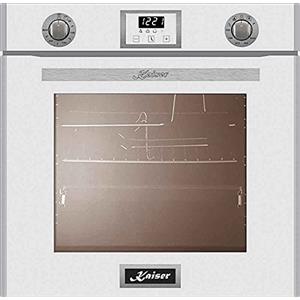 Kaiser Küchengeräte Forno da incasso Grand CHEF "EH 6324 W", Autarchico, Vetro bianco, 79L, Autopulente, Girarrosto, Forno elettrico, Cassetto telescopico