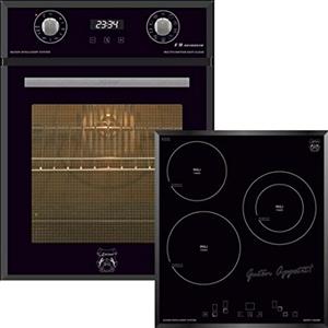 Kaiser Set forno EH 4747 + KCT 4745 F, forno da incasso 45 cm, 9 funzioni + piano cottura in vetroceramica 45 cm