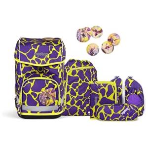 ergobag cubo light set zaino scolastico ergonomico, superleggero, set da 5 pezzi, 780 g