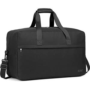 KONO Borsone da Viaggio Grande Capacità Bagaglio a Mano Leggero Borsa da Ginnastica Sportiva per Weekender Viaggio Fitness Sport Lavoro Uso Quotidiano
