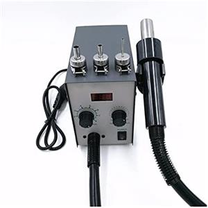 Generic Pistola termica a LED, stazione di rilavorazione regolabile a temperatura 400 W con 3 ugelli d'aria per riparazioni SMD