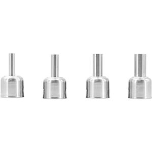 Generico Ugelli circolari for pistola termica for stazione di saldatura ad aria calda Ugello dritto/ciclone universale in acciaio inossidabile H550 6-12mm(Straight nozzle)