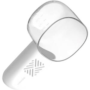 Generic Cucchiaio dosatore, paletta per cibo per animali domestici con bilancia integrata, strumento multifunzionale per gatti, cani, polvere, soia e uso domestico in cucina, con un materiale leggero in ABS