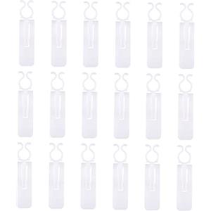 OUNONA 1 50 Pezzi Di Clip Di Plastica Per Luci Di Natale Clip A LED Ganci Per Luci Di Natale Per Esterni Luci Di Natale Clip Per Luci Di Natale Clip A S Strisce LED Luci Per Esterni Clip