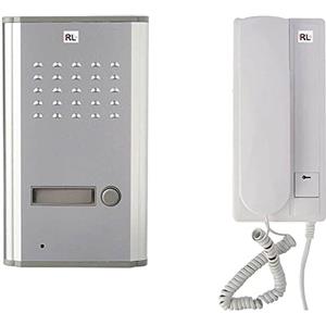 vetrine in rete Vetrineinrete® Citofono con cornetta monofamiliare unifamiliare con funzione apriporta per esterno per suonare alla porta della casa portone villa 220v D16
