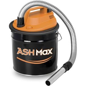 Ribimex Aspiracenere Elettrico ASHMax, con Filtro HEPA Lavabile, Bidone da 18 L, Potenza 1000 W, Ideale per Aspirare Ceneri Fredde da Stufe, Caminetti e Barbecue, Amazon Exclusive - PRCEN015