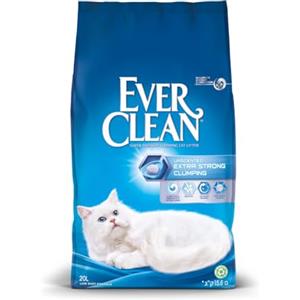 Ever Clean Lettiera per gatti, Extra forte agglomerante, non profumata, 20L