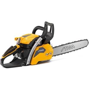STIGA CS 750-18 Motosega A Scoppio, 46,5 cc (2 kW), 45 cm - AVS, Tensionamento Laterale - Taglio Legno
