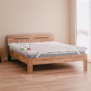Dreamin'101 DREAMIN*101 - Topper Singolo 80x190 cm in Piuma Traspirante Alto 6/8cm, Coprimaterasso Singolo Letto per 4 Stagioni con Angoli Elastici, Topper Materasso Fresco e Morbido per Miglior Comfort Notturno
