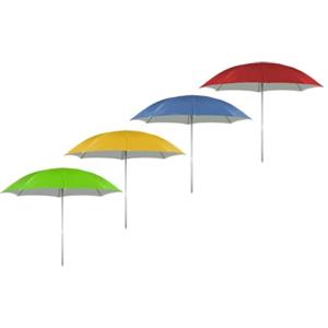 BIANCHERIAWEB Ombrellone Spiaggia Mare Portatile Palo Reclinabile Aleatorio Modello Puffy Ombrellone Rosso