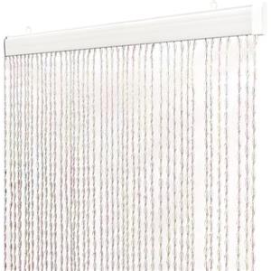 emmevi Tenda Antimosche Filo Intrecciato Gomma PVC Moschiera Finestra Porta Ingresso 100x220 Cm Multicolore
