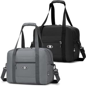 SPAHER 2X Borsone da Viaggio British Airways 40x30x15 Bagaglio a Mano Air france Borsone Palestra Sportiva Grande 20L Donna Uomo Impermeabile Pieghevole Borsa da Viaggio Fitness Travel Cabin Bag