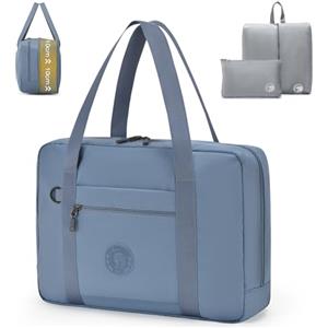 SPAHER Espandibile Borsa Viaggio Aereo 40x30x10 Lufthansa 40x30x20 Wizzair Bagaglio a Mano Borsone da Viaggio Palestra Donna Uomo con Tasca Umida e Borsa da Toilette Wizzair Bag Valigia 40x20x30