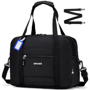 SPAHER Borsone da Viaggio British Airways 40x30x15 Bagaglio a Mano Air france Borsone Palestra Sportiva Grande 20L Donna Uomo Impermeabile Pieghevole Borsa da Viaggio Fitness Travel Duffel Cabin Bag