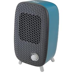 Bimar HP135 Termoventilatore da Tavolo con Resistenza 500W Ceramica PTC a Basso Consumo, Stufetta da Tavolo con Termostato Regolabile, Segnalatore Luminoso, Filtro Aria