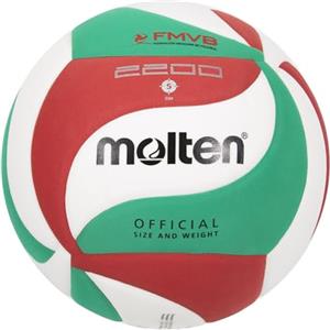 Molten VM2200 Palle da pallavolo White/Green/Red 5