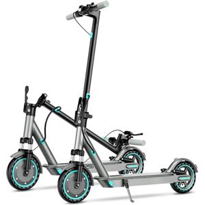 Kalorace Monopattino Elettrico, Pneumatici Pieni da 8,5, Motore da 350W, Fino a 25KM/H e Autonomia di 35KM, Monopattino Elettrico Pieghevole per Adulti con Controllo tramite App