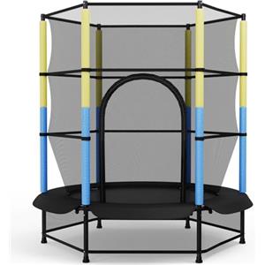 LIFERUN Trampolino Elastico Bambini Ø140 cm, Trampolino da giardino Bambini