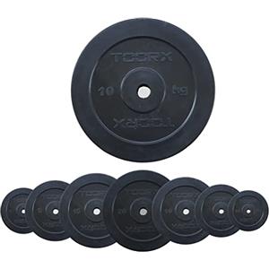 G5 HT SPORT Disco ghisa gommato Nero da 0.5 a 20 kg diametro foro 25 mm (10 KG)