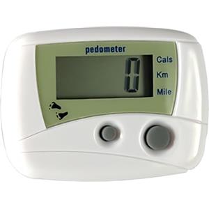 Generic Pedometro digitale LCD | Pedometro in ABS | Fitness per escursionismo, corsa, escursionismo, viaggi | Leggero Activity per orecchie Obiettivi di fitness quotidiani