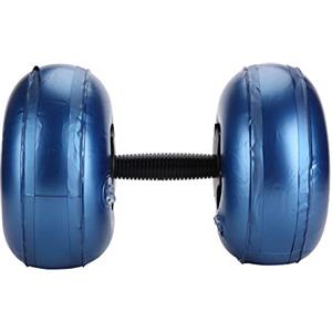 Yunxwd Manubri Regolabili, Bilancieri Regolabili Portatili Riempiti D'acqua, Attrezzature Per Il Fitness Ecologiche Perfette Per Bodybuilding Fitness Sollevamento Pesi Allenamento Palestra(16-20kg-Blu)