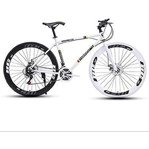 DIE Bici Da Strada Per Uomo E Donna, Biciclette Ciclismo Da Corsa Con Telaio In Acciaio Al Carbonio Da 26 Pollici A 24 Velocità, Doppio Freno A Disco